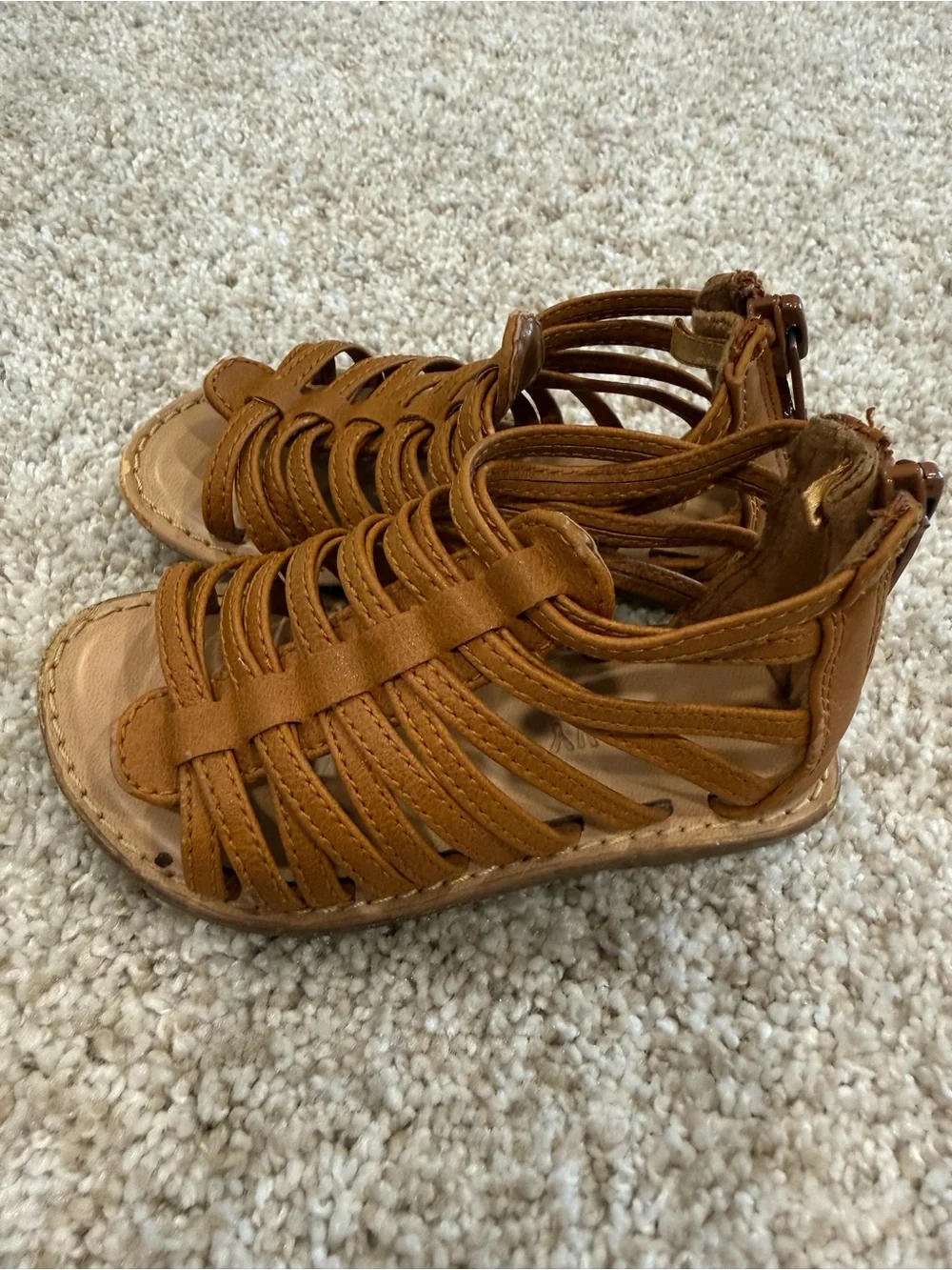 Old Navy Brown Strappy Kids Gladiator Sandals